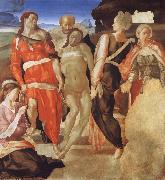 Michelangelo Buonarroti The Entombment oil on canvas